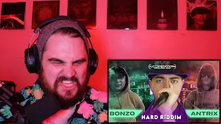 Vocodah - Hard Riddim & Bonzo vs Antrix | Captain Battle | 5v5 Loopstation League | Beatbox Reaction