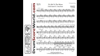 Drum Score - Frank Sinatra - Fly Me To The Moon (Preview)