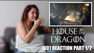 HOUSE OF THE DRAGON 1X01 "THE HEIRS OF THE DRAGON" REACTION PART 1/2