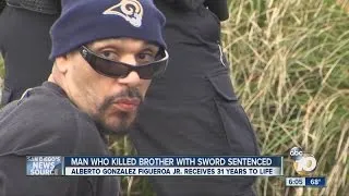 Man who killed brother with samurai sword receives 31-year sentence