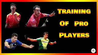 Training of Pro Players (Ma Long, Mathias Falck, Hugo Calderano, Simon Gauzy, Franziska Patrick...)