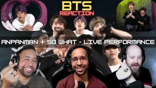K-Pop Noobs React - BTS - Anpanman + So What - Live Performance | StayingOffTopic #btslive