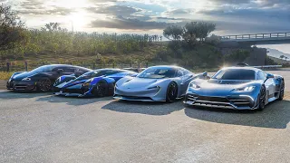 RAESR Tachyon vs McLaren Speedtail vs Mercedes-AMG One vs Bugatti Veyron SS | Forza Horizon 5