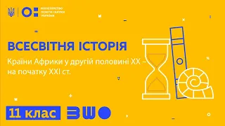 11 клас. Всесвітня історія. Країни Африки у другій половині ХХ – на початку ХХІ ст.