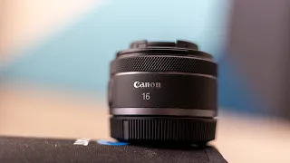 Canon RF 16mm F2.8 - Best Budget VLOG Lens?