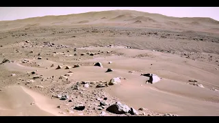 Mars Jezero crater sand ripples