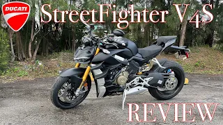 2021 Ducati StreetFighter V4S Review  WOW!