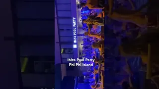 Pool Party In Phi Phi Island #vlogs #thailand #youtubeshorts