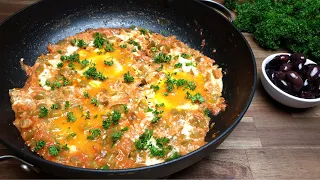 How to make Turkish Omelette - Turkish Menemen