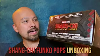 Shang-Chi Marvel Collector Corps Funko Pops Unboxing