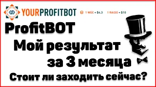 PROFITBOT ОТ WTP - Результат за 3 месяца//Стоит ли заходить?