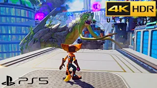 Ratchet and Clank Rift Apart (PS5) HDR/60FPS Gameplay (Performance RT)