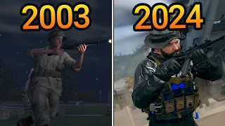 Evolution of Call of Duty Games (2003-2024)