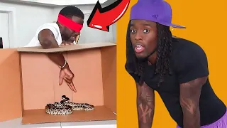 Kai Cenat & Kevin Hart What's In The Box Challenge!