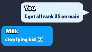 Telling Random People I Have Every Rank 35