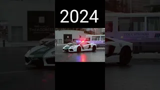 evolution of police cars( 1950 ~ 2024 )#evolution #viral #2024 #shorts #policecars