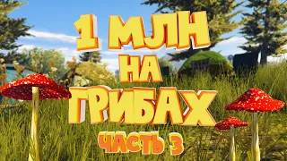 1 МЛН на ГРИБАХ. МУХОМОРЫ. Часть 3. Majestic RP | GTA 5