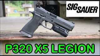 SIG SAUER P320 X5 LEGION PISTOL TEST & REVIEW / BEST COMPETITION READY GUN?