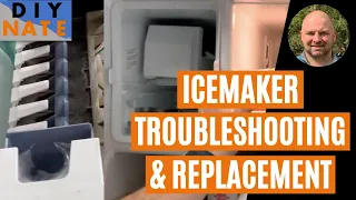 Troubleshooting & Replacing Whirlpool / Maytag Ice Maker! Full Step-by-Step Walkthrough - by DIYNate