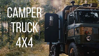 Camper Truck  Russia 4x4/Полноприводный Автодом своими руками