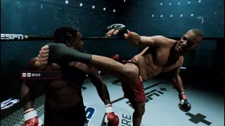 EA Sports UFC 5: Jon Jones, Cain Velasquez and Cyril Gane Fighter Showcase Simulation Mode