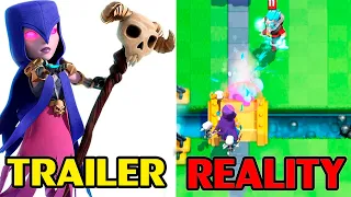Clash Royale TRAILER vs REALITY │The SUPER WITCH Has Been Summoned!