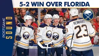 Buffalo Sabres Post-Win in Florida | “I never felt anybody lose confidence”