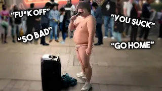 I tried Street Performing and it went HORRIBLY WRONG