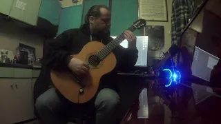 Tango to Evora - Classical Guitar Harmonics Transcription