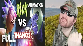 Rick Sanchez VS Thanos - Fight For Infinity Stones (Fabersoul) - Reaction! (BBT)