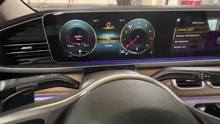 2022 MERCEDES GLE CHECKING OIL LEVEL