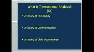 What is Transactional Analysis Psychotherapy