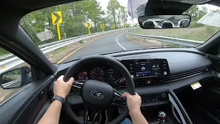 Gave the 2021 Hyundai Elantra N Line Another Chance - POV Test Drive