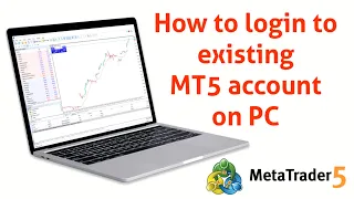 How to download/link existing MT5 account on your PC.