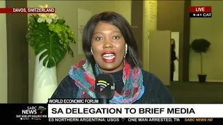 World Economic Forum | SA delegation to brief media