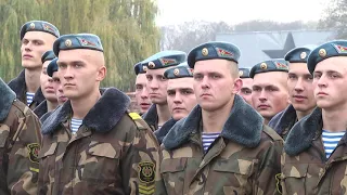 2019-11-14 г. Брест. Прощание со знаменем военнослужащих 38 ОДШБ. Новости на Буг-ТВ. #бугтв