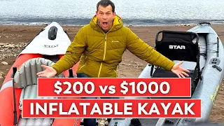 Intex Excursion Pro versus NRS Pike Inflatable Kayak | $200 vs $1000 Inflatable Kayak!