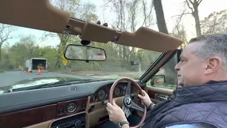 1989 Aston Martin V8 Vantage Volante X-Pack 7.0 Liter Big Bore Specification Road Test Passenger POV