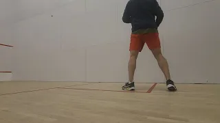 Squash Solo Practice, trying to improve