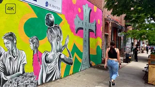 Brooklyn Walking Tour 4k - Bushwick Collective Virtual Walk New York