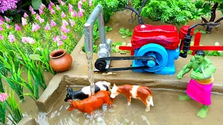 Top the most creatives science projects part #11 Sunfarming ! diy mini tractor plough machine