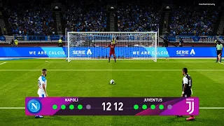 PES 2020 | Napoli vs Juventus | Penalty Shootout | Gameplay Serie A