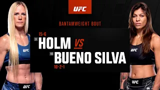 UFC Vegas 77: Holly Holm vs Bueno Silva Highlights