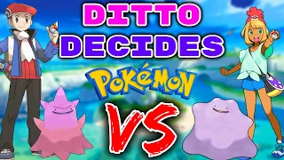 Ditto Decides Our Random Pokemon Teams... Then We FIGHT!