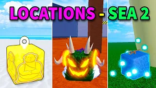 All Locations Spawn Fruit in Sea 2 - Actually Found in Blox Fruits