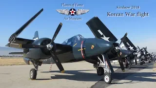Planes of Fame 2018 'Korean War flight'