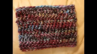 Siren Cowl  Loom Knit