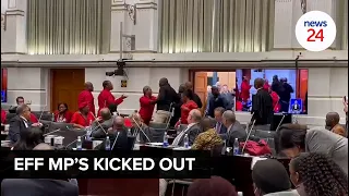 WATCH | EFF members removed from National Assembly chamber following disruptions