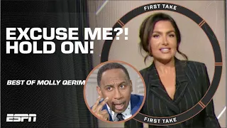YOU HOLD ON! EXCUSE ME! Molly Qerim checks the First Take crew! 🔥😂