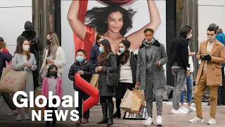 Black Friday shoppers line up for deals across North America amid coronavirus pandemic